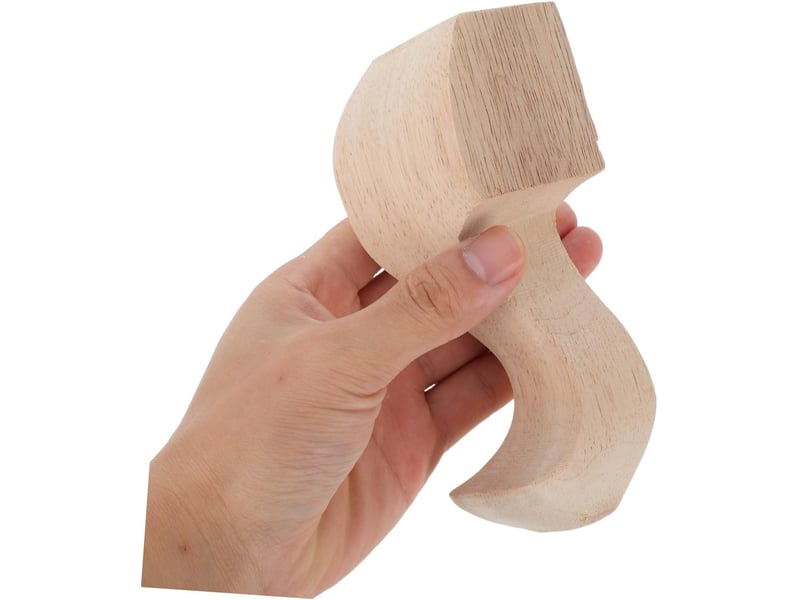  4 pièces meubles bois massif sculptés pour table basse chevet salle de bain de table bois meuble  - Conforama D