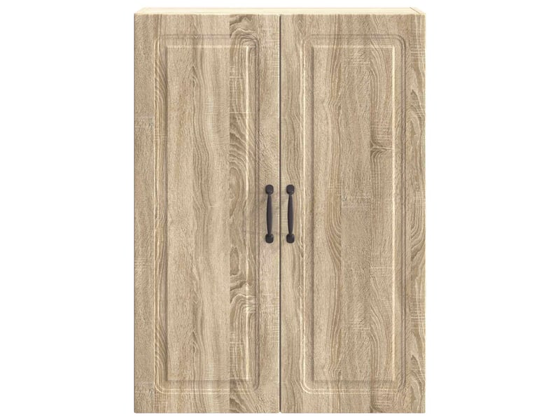 Armoire murale salon 66x34,5x90cm bois d'ingénierie chêne sonoma shl7850 - Conforama D