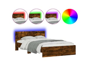 Lit 2 places 120x190cm    coloris marron