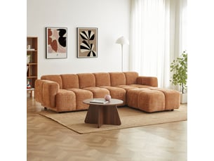 Canapé d'angle réversible fixe <strong>BAITA</strong> <strong></strong> 4 places Tissu