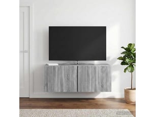 Meuble tv coloris gris 78.5 cm <strong></strong> <strong></strong>