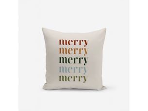 Housse de coussin de noël en polyester luminary