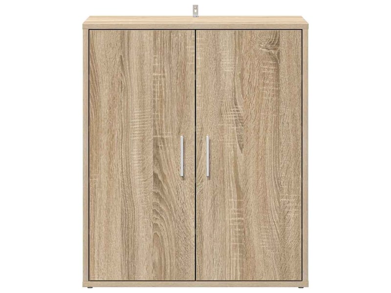  Meuble à chaussures, armoire à chaussures 60x35x70 cm chêne sonoma 5 paires de chaussures  - Conforama D