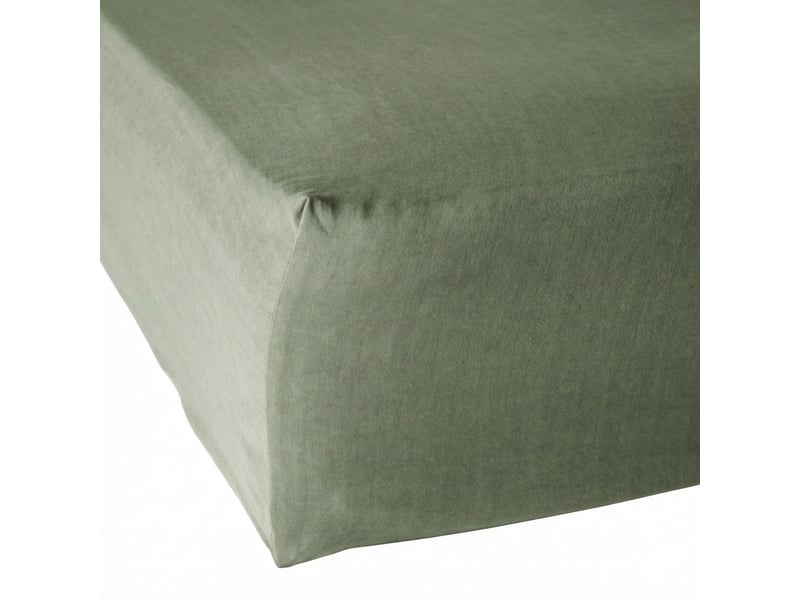 Drap housse 90x190+30 cm lyocell gabrielle thym PD24902 - Conforama A