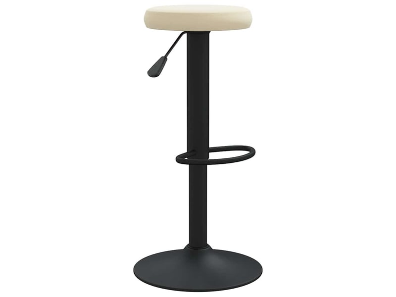  Lot de 2 tabouret de bar, chaise de bar crème velours shl86298  - Conforama D
