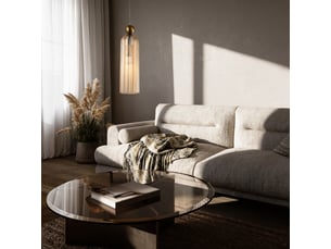 Suspension de plafond light prestige piega ambre 1 x e14 1 pc.