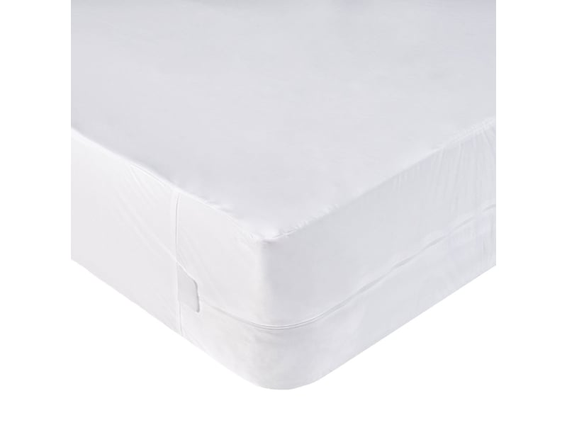Pack anti-punaises de lit protège-matelas 160x200cm + 2 protège oreillers 63x63cm imperméables Marque Française - Conforama F
