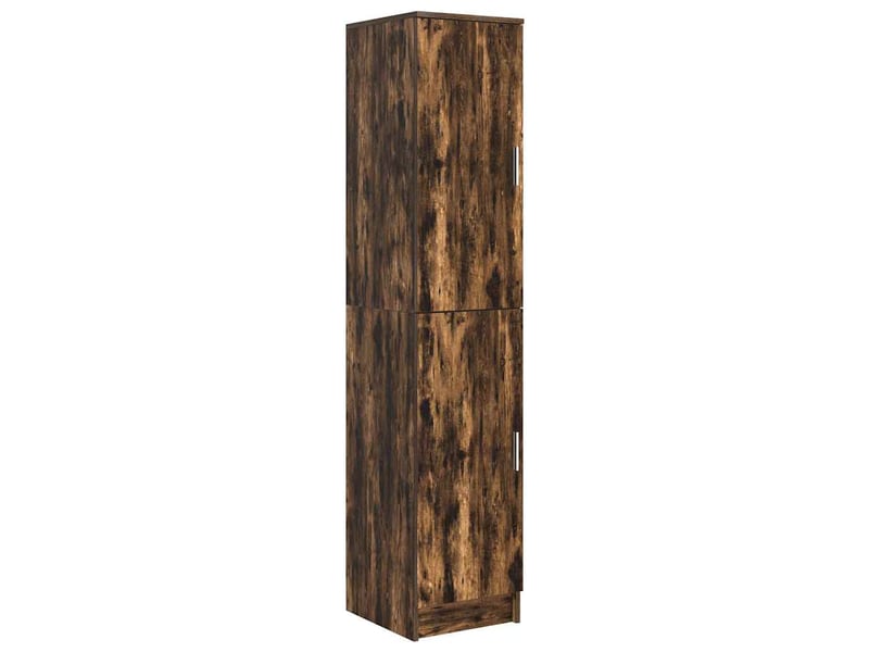  Buffet - haut armoire chêne fumé 35 x 39 x 168 cm  - Conforama A