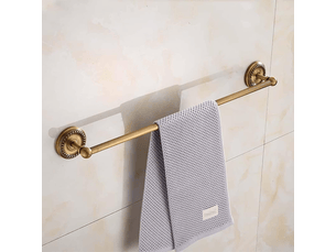 Porte-serviettes mural en laiton antique, 60 cm, pour cuisine