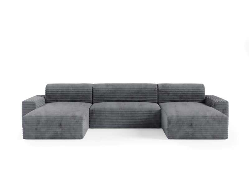  Canapé d’angle coco u avec fonction de couchage couleur : tilia 90  - Conforama A