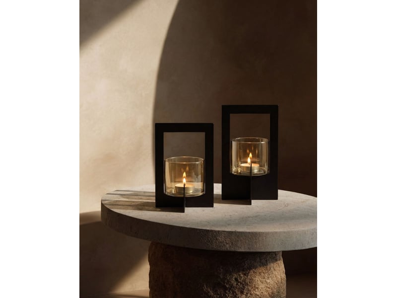  Le photophore hurricane framed - noir - m  - Conforama B