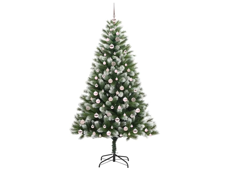  Sapin de noël - arbre de noël artificiel avec neige artificielle 300 led  - Conforama D