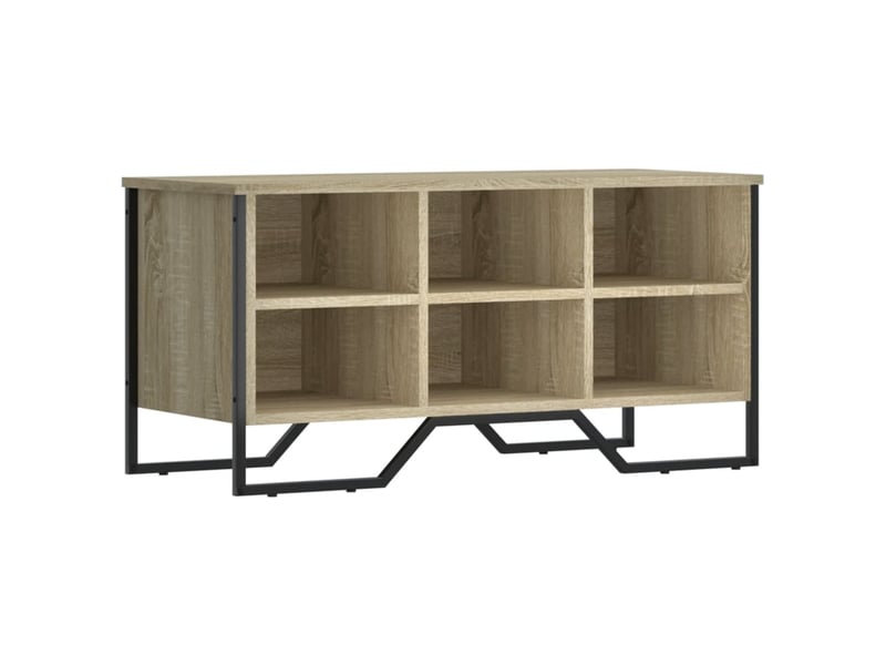  Meuble à chaussure, armoire à chaussures chêne sonoma 90x38x45,5 cm  - Conforama A