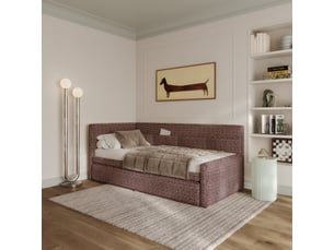 Lit 2 places 90x200 cm SELSEY Nesmi coloris marron