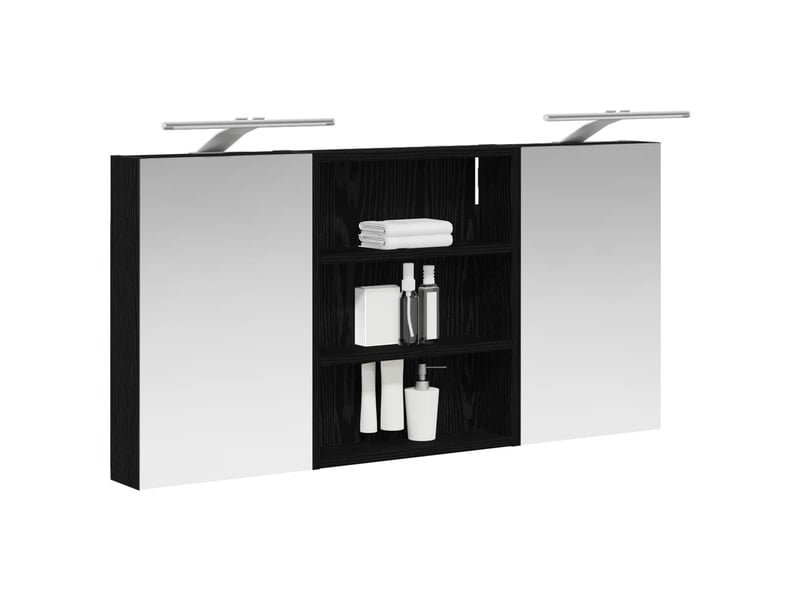 Ensemble de meubles de salle de bain 3 pcs 100x10.5x50 cm shl147  - Conforama C