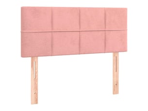 Tete de lit A poser largeur 100 cm rose