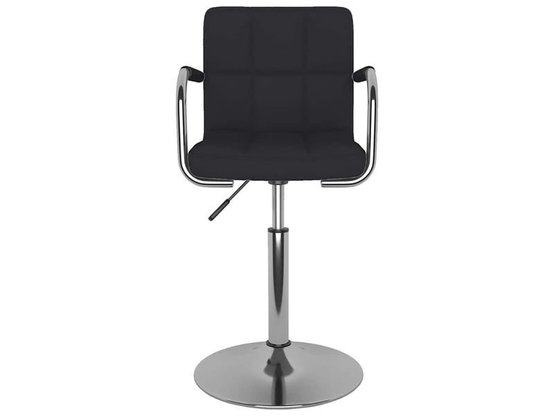  Tabouret de bar, chaise de bar noir tissu shl38445  - Conforama C