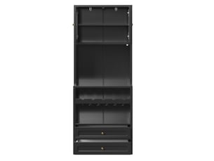 Buffet    <strong>PANGIVO</strong> <strong></strong> - 140 cm coloris noir 