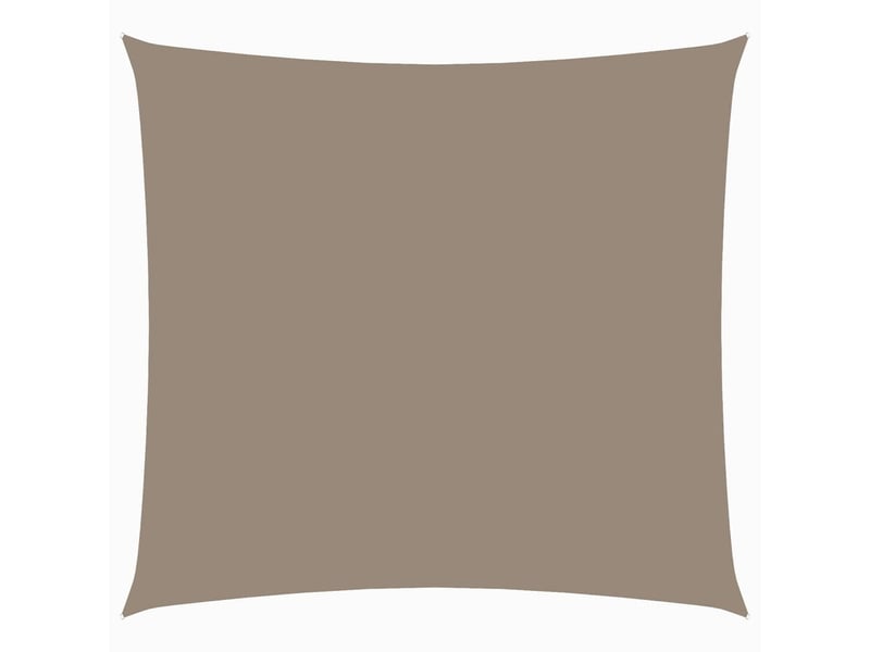  Voile de parasol | voile d'ombrage | toile d'ombrage tissu oxford carré 4,5x4,5 m taupe  - Conforama A