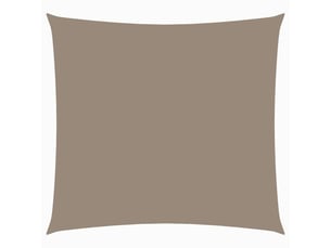 Voile de parasol | voile d'ombrage | toile d'ombrage tissu oxford carré 4,5x4,5 m taupe
