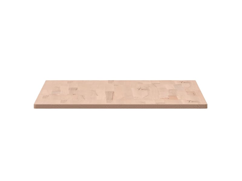 Comptoir de salle de bain, plan de travail 100x60x1,5 cm bois massif de hêtre cf65709 - Conforama E