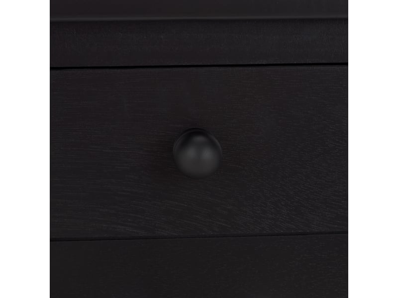  Table d'appoint en bois noir  - Conforama D