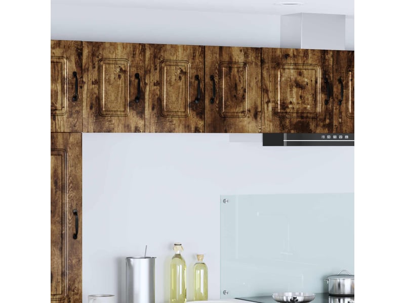Meuble mural de cuisine | armoire de cuisine chêne fumé 30x31x40cm - Conforama B