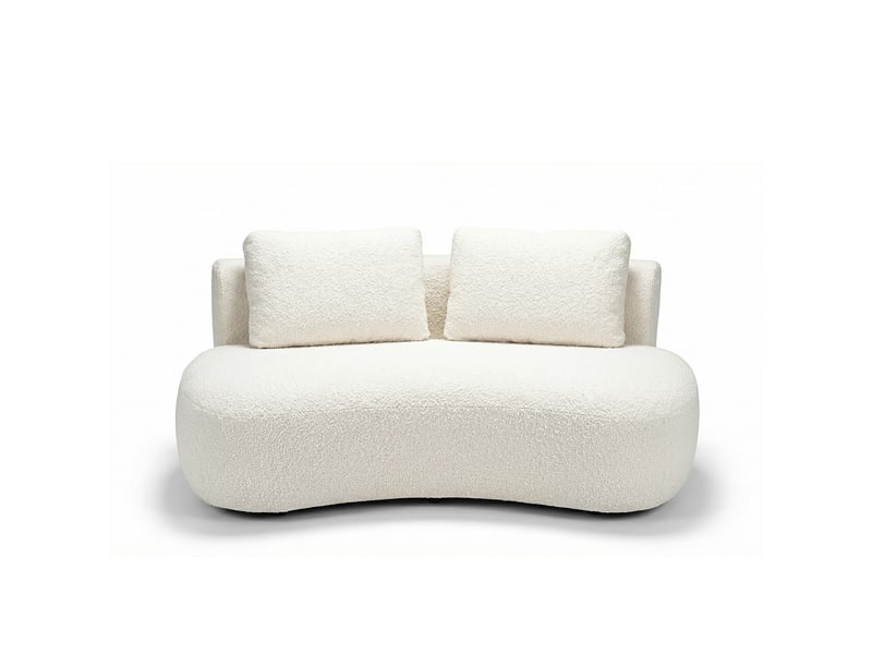  Canapé luna blanc cassé 2 places 3CA57.AS.2D.01 - Conforama A