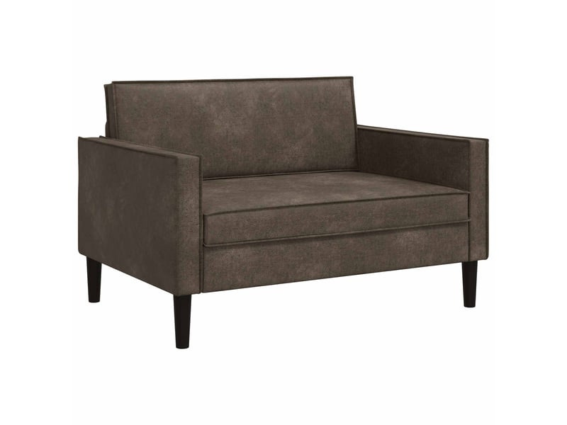  Vidaxl fauteuil xxl gris foncé simili daim  - Conforama D