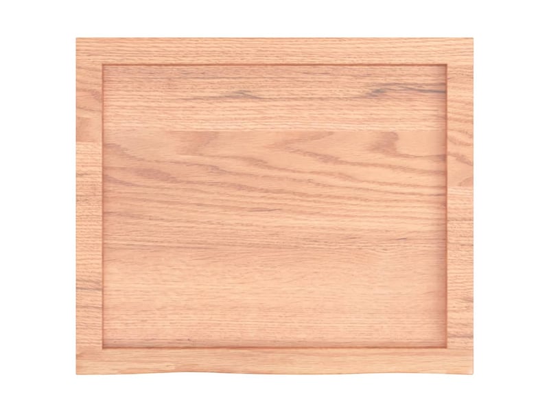  Comptoir de salle de bain, plan de travail marron 60x50x(2-6) cm bois traité cf65807  - Conforama C