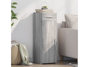 Buffet - bahut - meuble de rangement sonoma gris 30x42,5x93 cm bois d'ingénierie