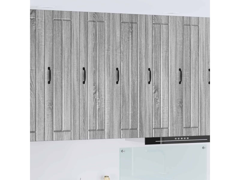  Meuble mural de cuisine, armoire de cuisine sonoma gris 30x31x100cm  - Conforama B