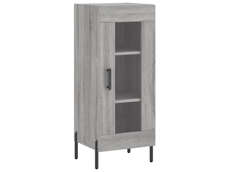  Buffet - bahut - meuble de rangement sonoma gris 34,5x34x90 cm bois d'ingénierie  - Conforama A
