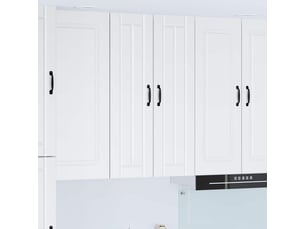 Meuble mural de cuisine, armoire de cuisine blanc 60x31x100cm bois d'ingénierie shl1182