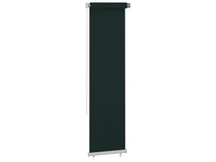 Store enrouleur, store roulant d'extérieur 65 (l) x 230 (h) cm hdpe vert foncé cf47415