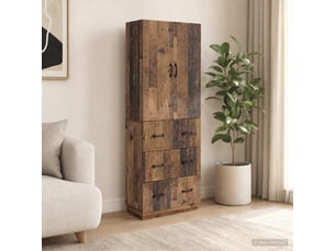 Armoire <strong></strong> <strong></strong> coloris bois clair largeur 66 cm