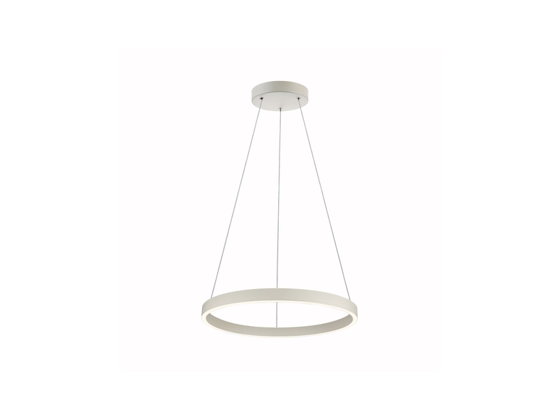  Luminaire en suspension led 3-step-dim talione 2700k 2850lm 32w crème  - Conforama A