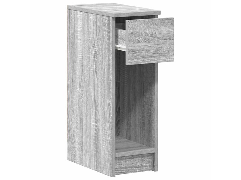  Table de chevet - cabinet de chevet - table de nuit avec tiroir sonoma gris 20x36x60 cm  - Conforama D