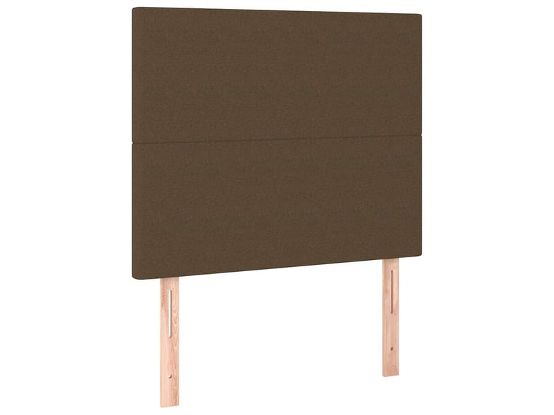  Tête de lit à led, décoration murale marron foncé 100x5x118128 cm tissu  - Conforama D