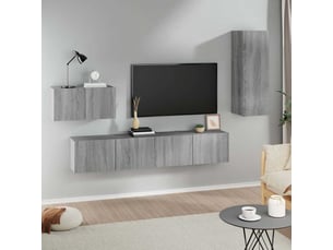 Meuble tv coloris gris  <strong></strong>  <strong></strong>