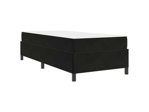 Lit simple 80x200 cm coloris noir