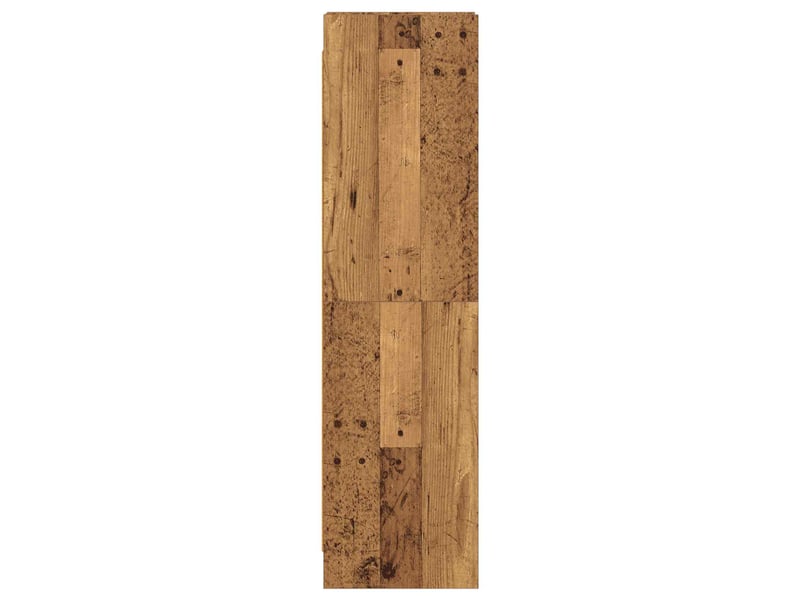  Bibliothèque, armoire à livres bois ancien 30 x 30 x 111 cm bois d'ingénierie  - Conforama E