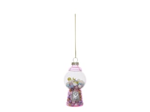Suspension de sapin distributeur de bonbons en verre 9 cm