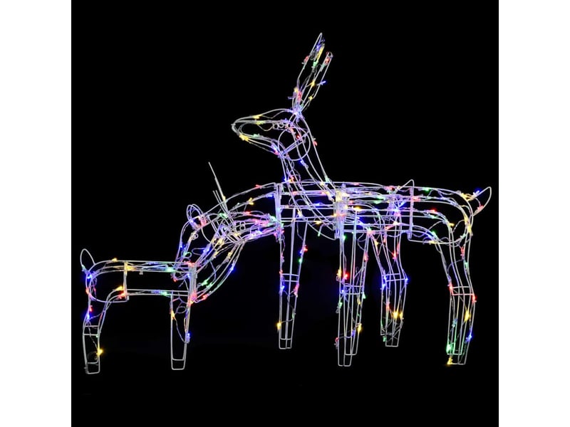  Cordon lumineux de noël 3 pcs rennes 229 led  - Conforama C