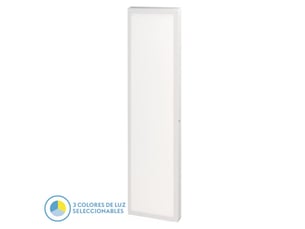 Panneau led plat fabrilamp llano 72 w 7200 lm 3000-4000-6500 k blanc ip40 3,8 x 30 x 120 cm