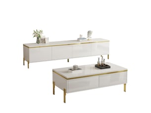 Meuble tv coloris blanc 170 cm MODENVIE