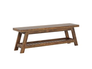 Banc  coloris marron <strong>TRIBESIGNS</strong> <strong></strong> - 140 cm