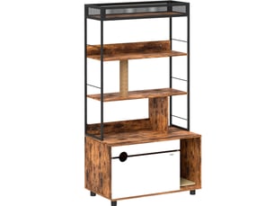 Buffet ELVMI - 80 cm coloris marron
