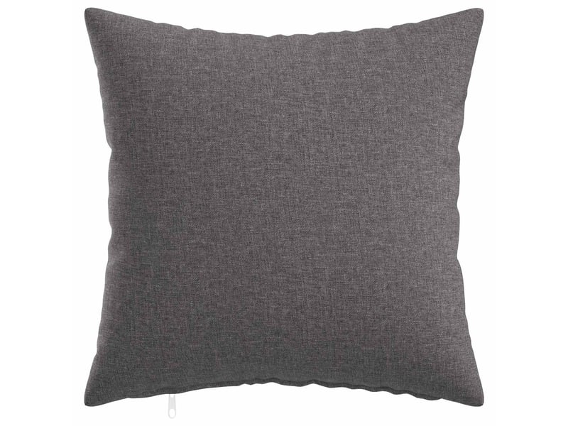  Lot de 6 housses de coussin heerlen gris clair 50 x 50 cm tissu cf49630  - Conforama A