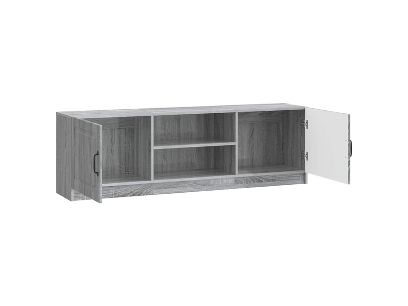  Meuble tv - banc tv - meuble de rangement sonoma gris 150 x 31 x 47 cm bois d'ingénierie  - Conforama E